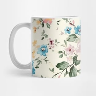 10. Vintage Retro Floral Pattern Artdeco Abstract Delicate Elegance Aesthetic Flowers Spring Mug